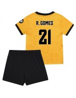 Otroške Nogometnih dresov Wolves Rodrigo Gomes #21 Domači 2025-26 Kratki rokavi (+ hlače)